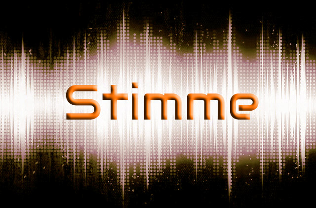 Stimme Stimme